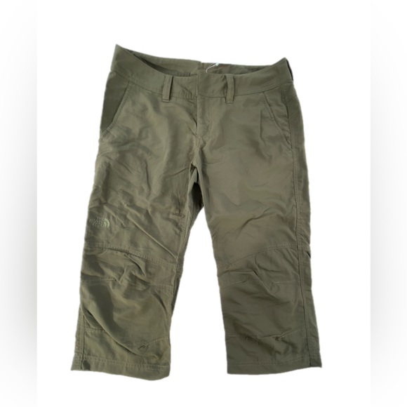 The North Face Pants - The North Face Womens Horizon Descent Capri Green Size 6 NWT